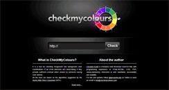 Desktop Screenshot of checkmycolours.com