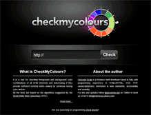 Tablet Screenshot of checkmycolours.com